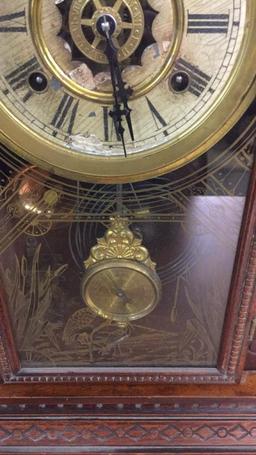 WATERBURY "TOLEDO" 8-DAY GINGERBREAD CLOCK