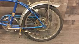 1960S SCHWINN STING RAY 5 SPEED BLUE BIKE