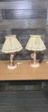 M.I. HUMMEL FIGURINE LAMPS: "OUT OF DANGER" & MORE