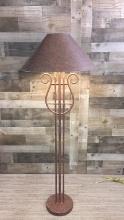 FENCE POST HARP FLOOR LAMP