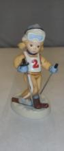 M.I. HUMMEL FIGURINE "AMERIKIDS GIRL SKIER"