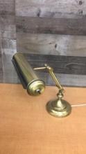 DOUBLE HINGED BRASS PIANO LAMP