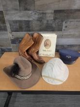 ICONIC HATS, COWBOY BOOTS, AND BIBLE