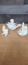 3) DEPT. 56 SNOWBABIES ORNAMENTS & FIGURINES