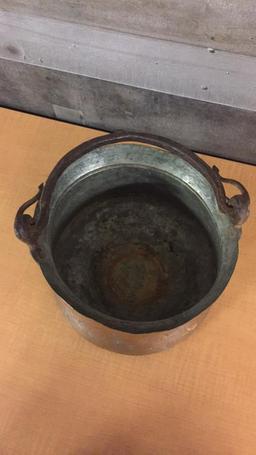 VTG COPPER CAULDRON BUCKET