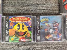 PLAYSTATION 1 CONSOLE, CONTROLLERS, & GAMES