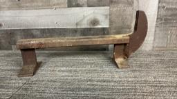 RAILROAD TRACK ANDIRON