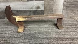RAILROAD TRACK ANDIRON