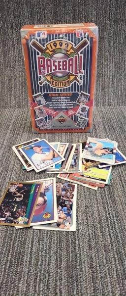 UNOPENED BASEBALL CARD RETAIL BOXES: UPPER DECK