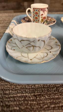 6) DEMITASSE CUP & SAUCER SETS