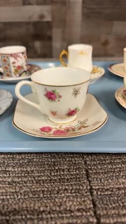 6) DEMITASSE CUP & SAUCER SETS