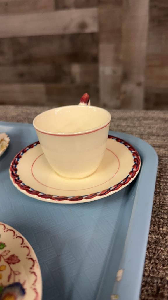6) DEMITASSE CUP & SAUCER SETS