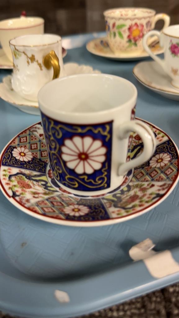 6) DEMITASSE CUP & SAUCER SETS