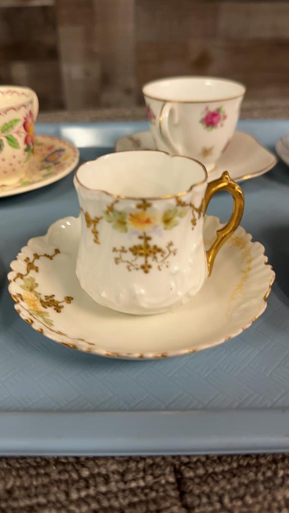 6) DEMITASSE CUP & SAUCER SETS