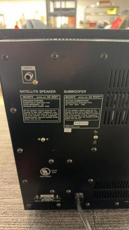 SONY SPEAKER SUBWOOFER            MODEL: SA-WMSP1