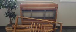 LARGE STATIONARY "STUDIO HANDCRAFT" 8 HARNESS LOOM