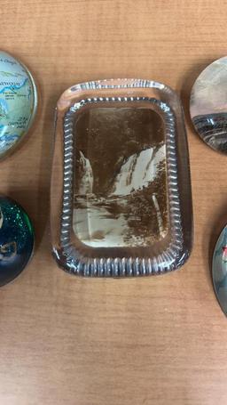 VTG SOUVENIR PAPERWEIGHTS