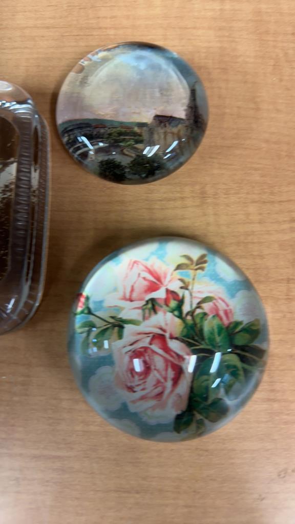 VTG SOUVENIR PAPERWEIGHTS