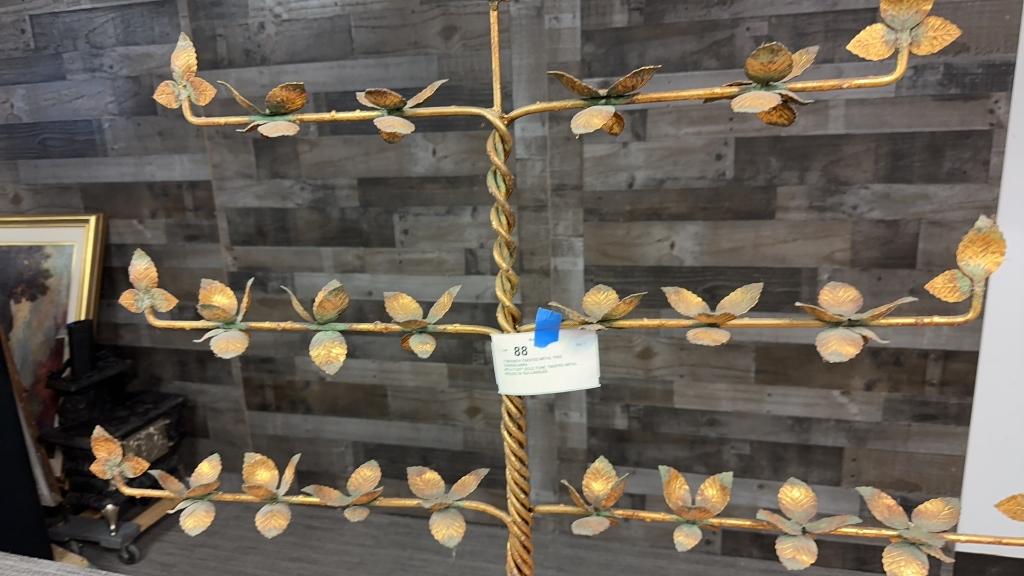 7 BRANCH TWISTED METAL TREE CANDELABRA