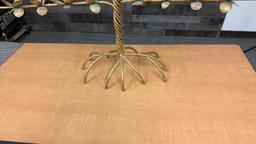 7 BRANCH TWISTED METAL TREE CANDELABRA