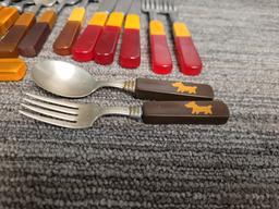 VTG BAKELITE SCOTTIE DOG & MORE UTENSILS