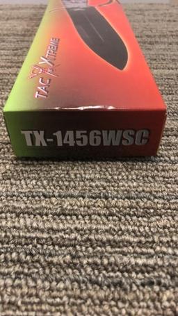 TAC XTREME SKULL CAMO HANDLE KNIFE    TX-1456WSC