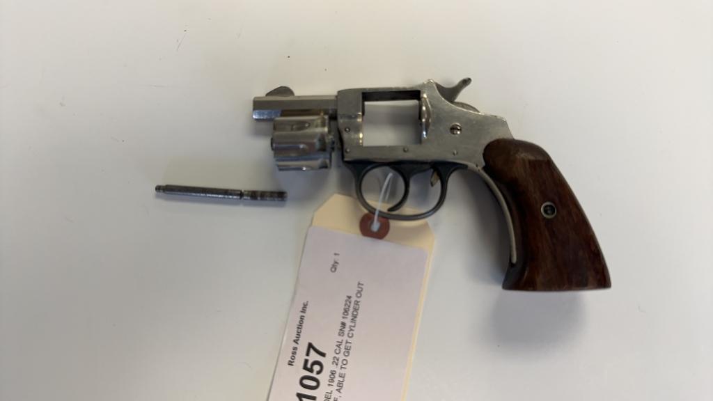H&R MODEL 1906 .22 CAL SN# 106224