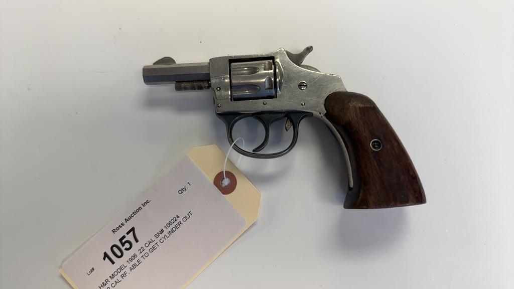 H&R MODEL 1906 .22 CAL SN# 106224