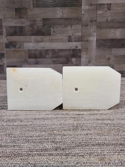 MARBLE WARRIOR BOOKENDS