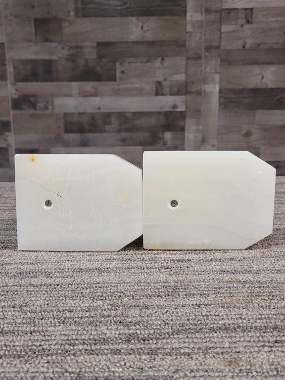 MARBLE WARRIOR BOOKENDS