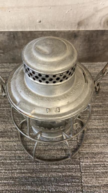 ADAMS & WESTLAKE CO RAILROAD LANTERN