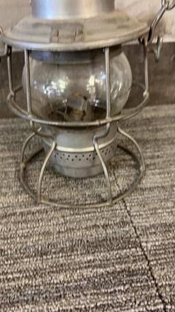 ADAMS & WESTLAKE CO RAILROAD LANTERN