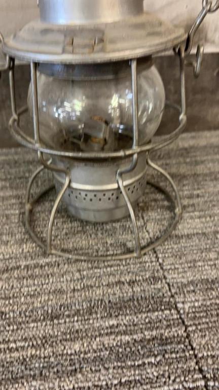 ADAMS & WESTLAKE CO RAILROAD LANTERN