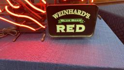 WEINHARD'S BLUE BOAR RED LAGER BOAR NEON SIGN