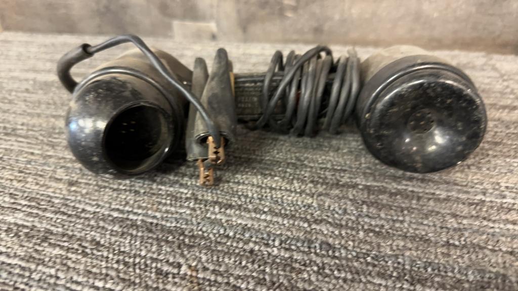 2) WWII ERA TELEPHONE HANDSET