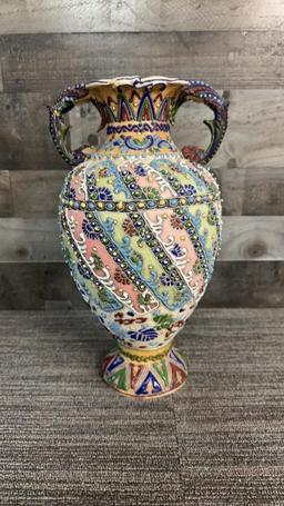 JAPANESE MORIAGE SATSUMA STYLE VASE