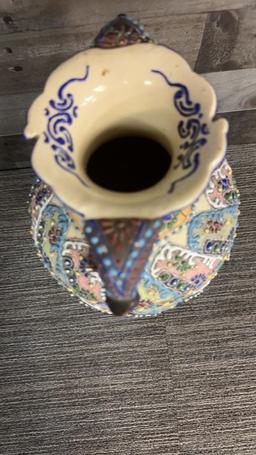 JAPANESE MORIAGE SATSUMA STYLE VASE
