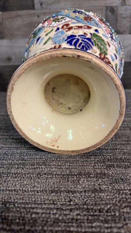 JAPANESE MORIAGE SATSUMA STYLE VASE