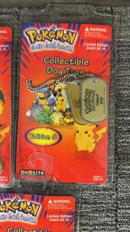 POKEMON COLLECTIBLE DOG TAGS