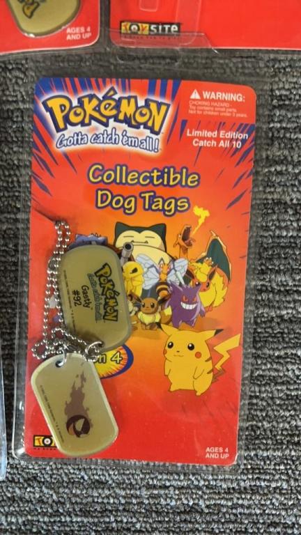 POKEMON COLLECTIBLE DOG TAGS