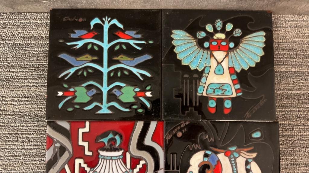 NAVAJO TILE ART BY CLEO TEISSEDRE