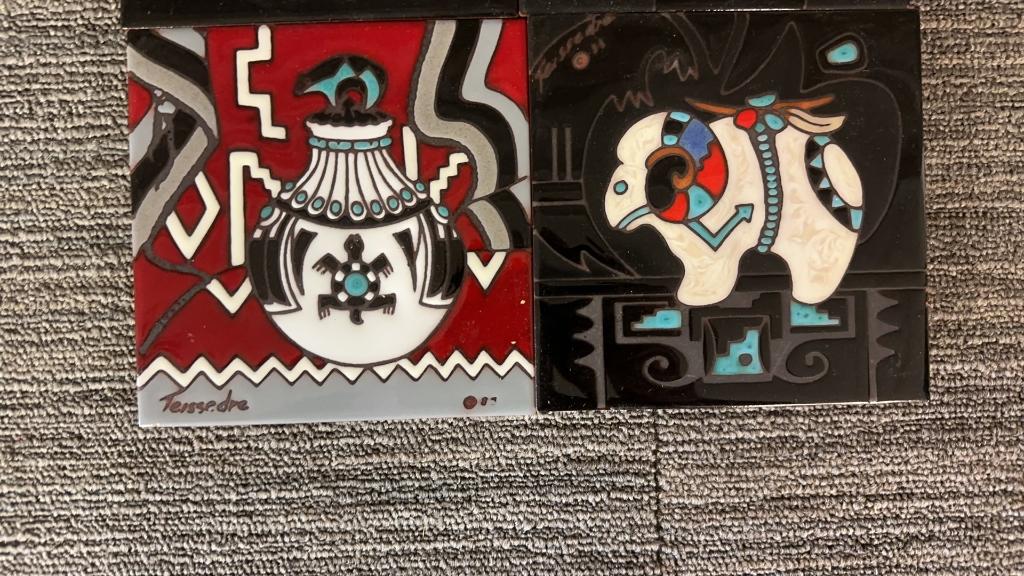 NAVAJO TILE ART BY CLEO TEISSEDRE