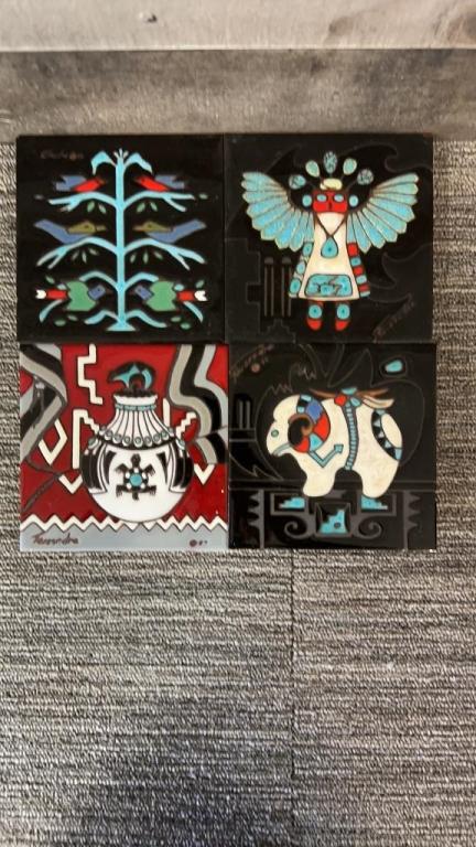 NAVAJO TILE ART BY CLEO TEISSEDRE