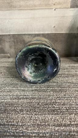 ANTIQUE IRIDESCENT WINE BOTTLES