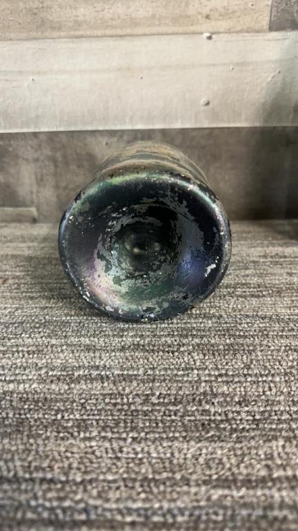 ANTIQUE IRIDESCENT WINE BOTTLES