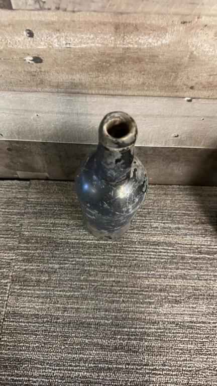ANTIQUE IRIDESCENT WINE BOTTLES