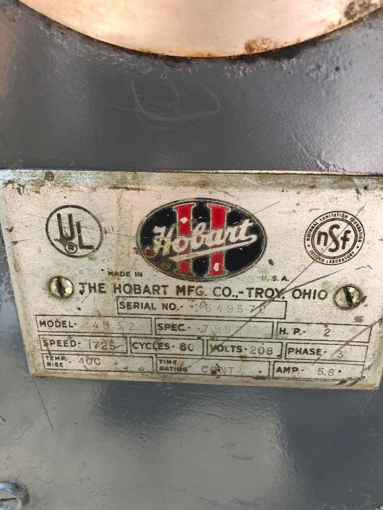 Hobart Model: 4532 Meat Grinder, 2HP, 3ph, 208v