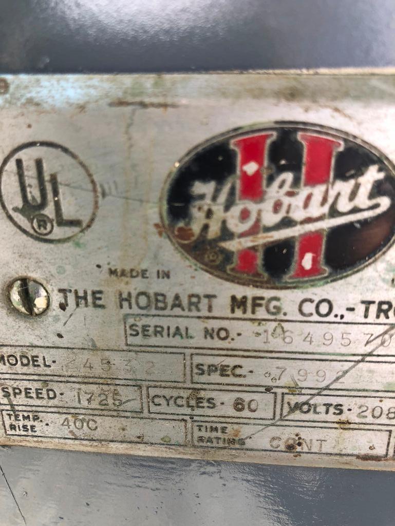 Hobart Model: 4532 Meat Grinder, 2HP, 3ph, 208v