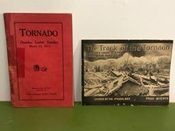 Two 1913 Omaha Tornado Books, of the Period, Very Old