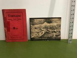 Two 1913 Omaha Tornado Books, of the Period, Very Old
